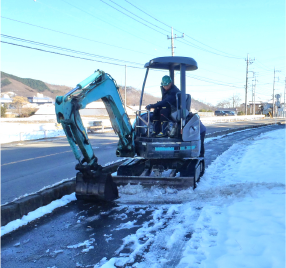 地域の除雪作業